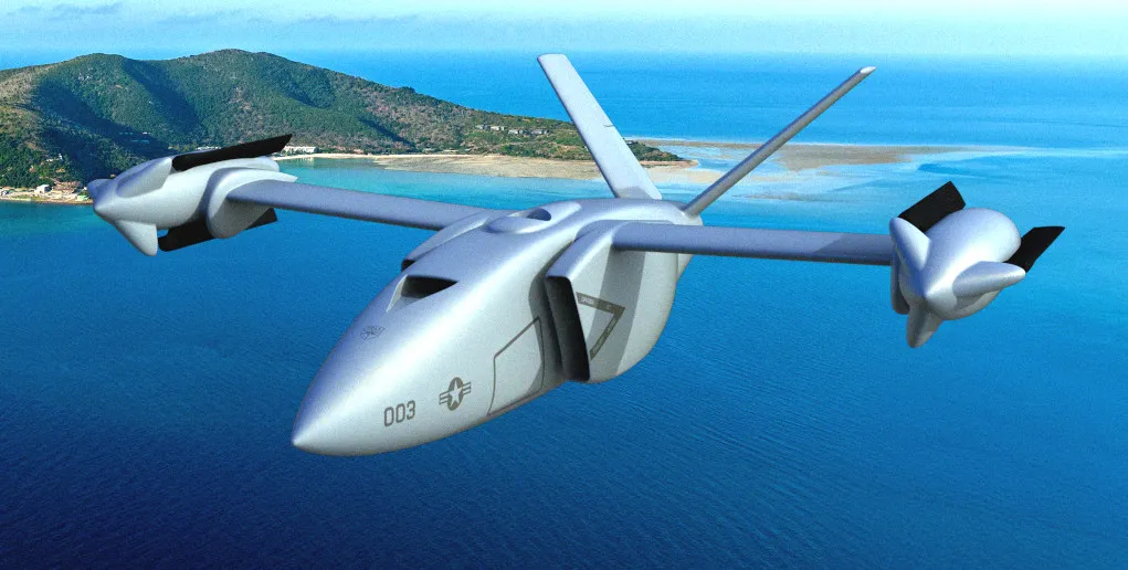 贝尔公司发布满足X-Plane 计划的最新折叠式垂直起降旋翼飞机